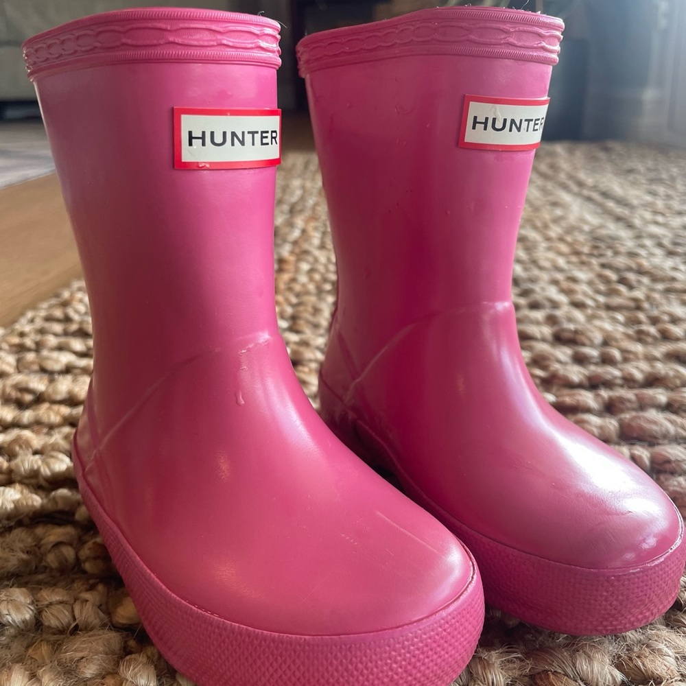 Hunter boots toddler size 5